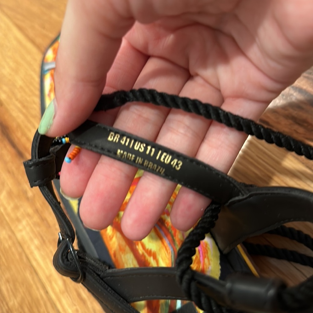 Farm Rio Beaded Sandals - Picture 3 of 4